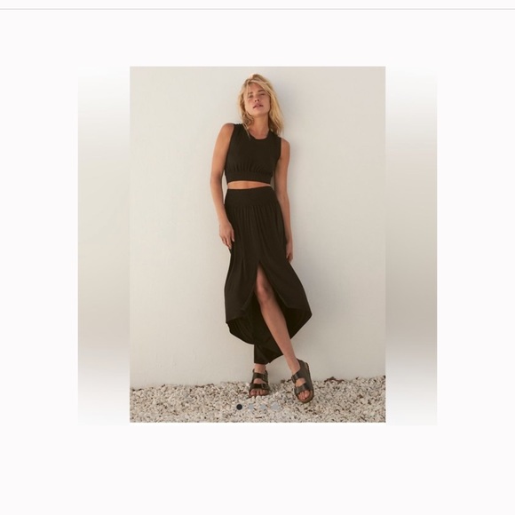 COPY - Free people easy skirt and top set. Skirt is shortened to above knee len… - Picture 1 of 6